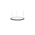 Pendelarmatuur ANDROS OUT Ø 80CM Bluetooth aanstuurbaar IP20, gepoedercoat, zwart mat dimbaar
