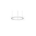 pendant luminaire ANDROS IN/OUT Ø 800CM DALI controllable IP20, powder coated, black matt dimmable