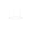 Pendelarmatuur ANDROS IN/OUT Ø 120CM Bluetooth aanstuurbaar IP20, gepoedercoat, wit mat dimbaar