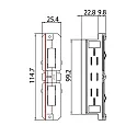 Brumberg 3-phase straight connector