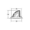Brumberg recessed luminaire ARTEMIS MIDI round, rotatable, switchable LED IP20, white  30W 3697lm 3500K CRI 90-100