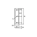 Brumberg Stabilisator voor lengteverbinder PEPA HIGH mechanisch, zilver