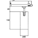 Brumberg Railspots TRAXX MIDI rond, roteerbaar, schakelbaar LED IP20, wit 