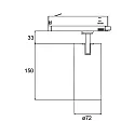 3-phase spot TRAXX MAXI round, rotatable IP20