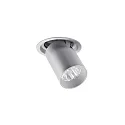 Plafondinbouwarmatuur TRAXX MINI draaibaar, roteerbaar, direct IP20, zilver dimbaar