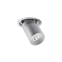 Plafondinbouwarmatuur TRAXX MIDI draaibaar, roteerbaar, direct IP20, zilver dimbaar