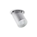 Plafondinbouwarmatuur TRAXX MAXI draaibaar, roteerbaar, direct IP20, zilver dimbaar