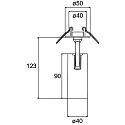 spot TRAXX MICRO round, swivelling, rotatable, switchable LED IP20