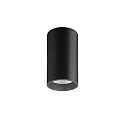 surface luminaire TRAXX MAXI round, direct IP20, black dimmable