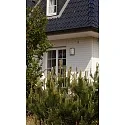 CMD Creative Metalldesign Wandarmatuur voor buitenshuis lang, halfrond, met bewegingsmelder E27 IP44, antraciet