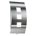 Wandarmatuur voor buitenshuis AQUA TOMA met bewegingsmelder, convex E27 IP44, rvs