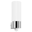 Wandarmatuur voor buitenshuis AQUA WALL cilindrisch E27 IP44, rvs geborsteld