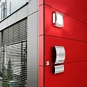 CMD Creative Metalldesign Brievenbus WINDOW-VERSION met slot, gebogen, rvs