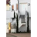 CMD Creative Metalldesign Wandarmatuur voor buitenshuis AQUA LEGENDO vierkant E27 IP44, antraciet