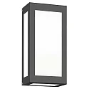 Wandarmatuur voor buitenshuis AQUA RAIN hoekig IP44, antraciet 