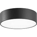 Wand- en plafondarmatuur groot, rond IP65, antraciet 