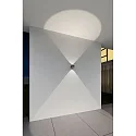 CMD Creative Metalldesign Wandarmatuur voor buitenshuis up down, met lensoptiek IP65, antraciet 