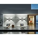 CMD Creative Metalldesign Wandarmatuur voor buitenshuis up down, met lensoptiek IP65, antraciet 