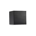 Wandarmatuur voor buitenshuis 12CM up down, hoekig IP54, antraciet 