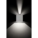 CMD Creative Metalldesign Outdoor LED wall luminaire, 2-side beam, adjustable beam angle, 12W 3000K