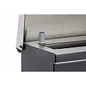 CMD Creative Metalldesign Brievenbus met krantenhouder ENGRAVED INOX BAR Lasergravure, antraciet, rvs