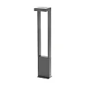 Staande armatuur voor buiten down, hoekig IP65, antraciet