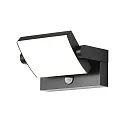 Wandarmatuur voor buitenshuis CCT Switch, kantelbaar, met bewegingsmelder IP54