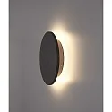CMD Creative Metalldesign Wandarmatuur voor buitenshuis rond, CCT Switch, indirect IP54, antraciet