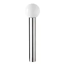 Staande armatuur voor buiten AQUA BALL groot, rond, baalvormig E27 IP44, rvs geborsteld