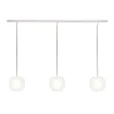 pendant luminaire ACAI 16 3 flames E27 IP20, mat, opal white dimmable