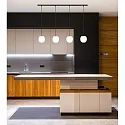 Casablanca pendant luminaire ACAI 16 4 flames E27 IP20, mat, opal white dimmable