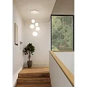 Casablanca Pendelarmatuur ACAI 16|21|26 5-vlams, rond E27 IP20, mat, opaalwit dimbaar