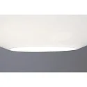 Casablanca Pendelarmatuur AIH 1-vlams, medium E27 IP20, aluminium geborsteld, wit mat dimbaar