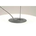 Casablanca Pendelarmatuur AIH 1-vlams, medium E27 IP20, aluminium geborsteld, wit mat dimbaar