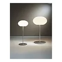 Casablanca Tafelarmatuur AIH met schakelaar G9 IP20, aluminium geborsteld, glanzend, wit 
