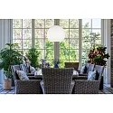 Casablanca Pendant luminaire BELL, E27, IP20, opal white matt