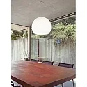 Casablanca Pendant luminaire BELL, E27, IP20, opal white matt