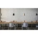 Casablanca Pendelarmatuur CLAVIO S 1-vlams, klein, dimbaar E27 IP20, aluminium geborsteld, antraciet dimbaar