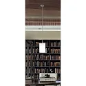 Casablanca Pendelarmatuur TUBE XL 1-vlams, dimbaar E27 IP20, aluminium geborsteld, opaal, wit mat dimbaar
