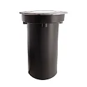  LED in-ground luminaire I WW outdoor spotlight, 24V DC, 5W, 45°, 3000K, stainless stell, silver