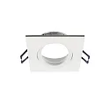 ceiling recessed luminaire SAMSOLA square, swivelling GU10 / GU5.3, white matt dimmable