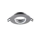 Inbouwspot SAMSOLA MAX rond, draaibaar IP20, aluminium dimbaar