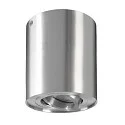 Deko-Light Plafondarmatuur BENGALA ROUND cilindrisch, instelbaar GU10 IP20, zilver geborsteld dimbaar
