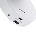 Deko-Light Leesarmatuur CAN TILT ROUND USB rond, met schakelaar, met USB-oplaadfunctie, cardanisch draaien GU10 IP20, wit 
