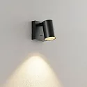 Leesarmatuur CAN TILT SQUARE hoekig, met schakelaar, cardanisch draaien GU10 IP20, zwart 
