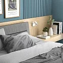 Deko-Light reading lamp CAN TILT SQUARE USB square, with switch, with USB charging function, cardanic swivelling GU10 IP20, white 