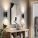 Deko-Light Wandarmatuur CAN UP & DOWN up down, 2-vlams, stijf GU10 IP20, zwart