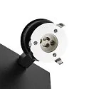 Deko-Light Leesarmatuur CAN TILT SQUARE USB BASE MIX'N MATCH 1/3 hoekig, met schakelaar, zonder lampenkap, met USB-oplaadfunctie