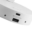 Deko-Light Leesarmatuur CAN TILT ROUND USB BASE MIX'N MATCH 1/3 rond, met schakelaar, zonder lampenkap, met USB-oplaadfunctie