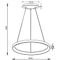 Deko-Light pendant luminaire MEROPE 80 IP20, silver